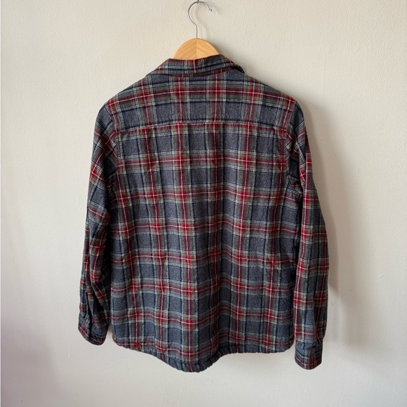 L.L. Bean Relaxed Fit Plaid Flannel Jacket Shacket - Picture 8 of 8